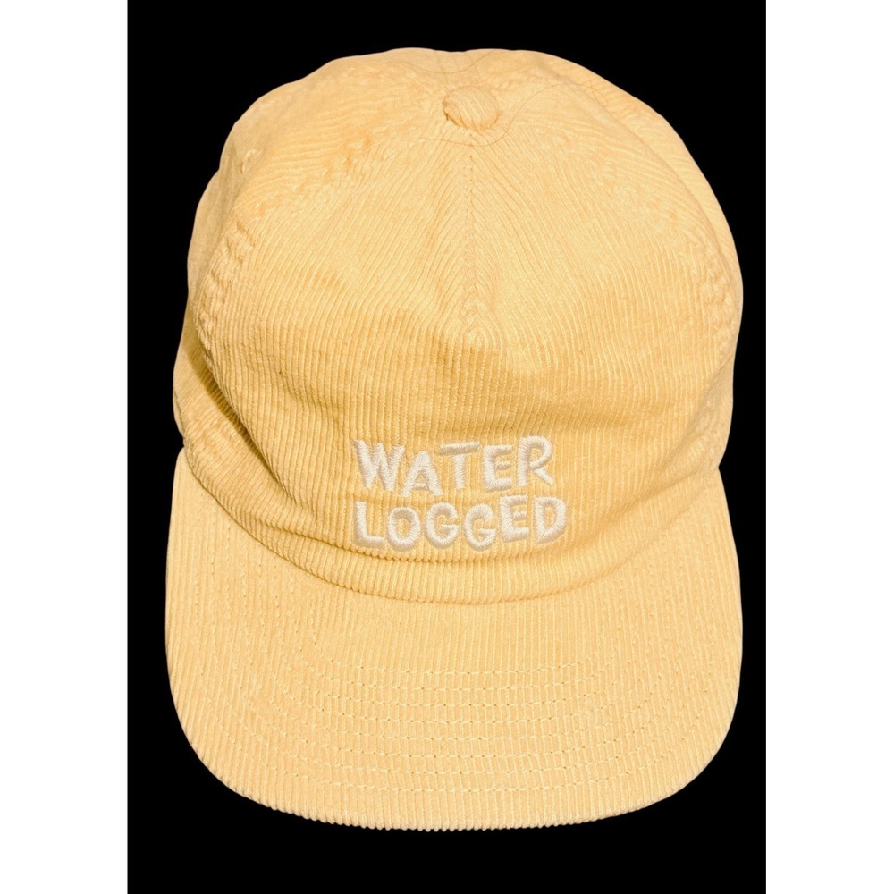 Outerknown "Water Logged" Corduroy Hat‎ Hemp Organic Cotton OS Yellow Surf Cap